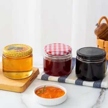 Premium Glass Jam Jars with Airtight Lids - Eco-Friendly Storage-L