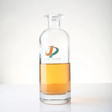 Custom Glass Liquor Bottles Wholesale-Affortable Bulk Liquor Glass Bottles With Logo Printed-1-1