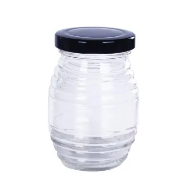 Safe Transparent Glass Bottles Jars Eco-friendly for Kitchen Home Use-E