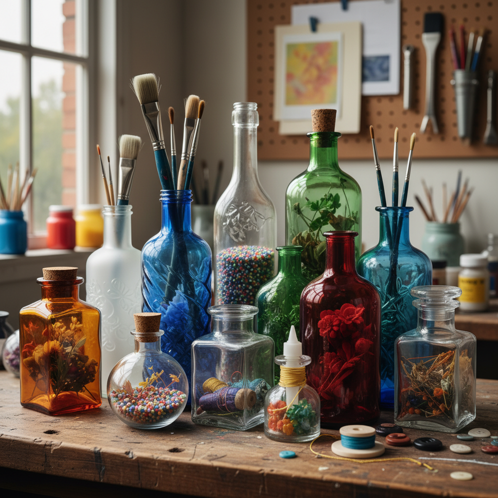 Cool Glass Bottles For Arts And Crafts