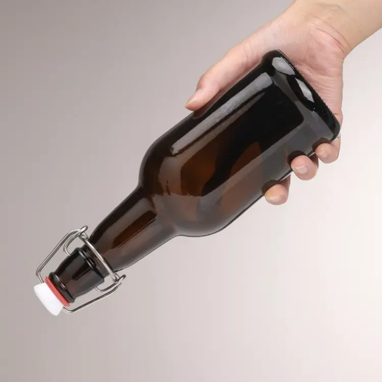 brown glass bottle beer