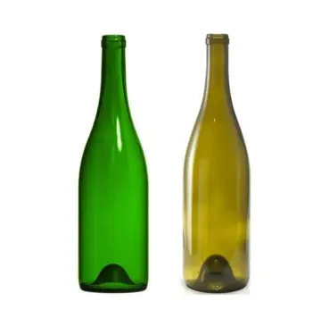 Amber Glass Bottles Blue Wine Bottle 750ML 1 Liter-E