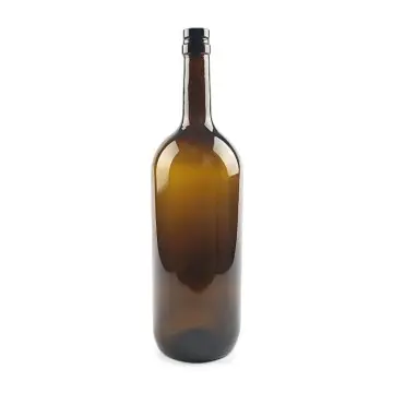 Empty 1500ml 1.5L Bottle Long Neck Glass Wine Bottle With Cork-L