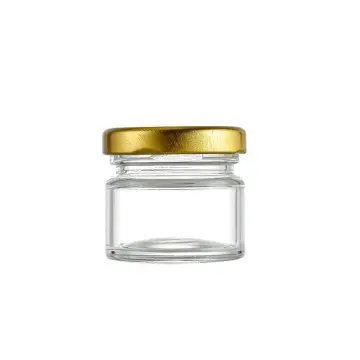 Wholesale Custom Glass Honey Jar with Metal Screw Cap-I